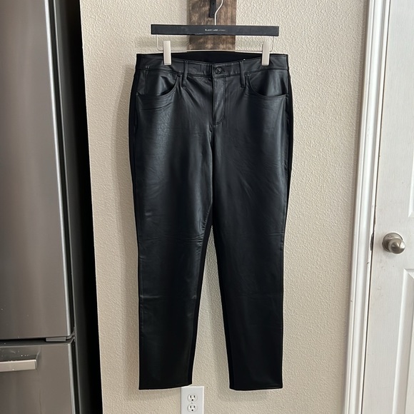 Chico’s Faux Leather Front Ponte Back Pants - Picture 4 of 14